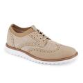 Dockers Mens Hawking Knit/Leather SMART SERIES Dress Casual Wingtip Oxford Shoe with NeverWet