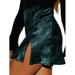Dewadbow Women Casual Skirts High Waisted Pencil Skirt Bodycon Mini Skirt