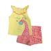 Kids Headquarters Infant Girls Yellow & Pink Giraffe Animal Print Outfit 18m