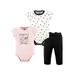 Yoga Sprout Baby Boy Bodysuit and Pant 3pc set