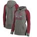 Colorado Rapids Fanatics Branded Women's Antique Stack Tri-Blend Raglan Pullover Hoodie - Heathered Gray