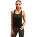 UKAP Women's Active Athletic Sports T-Shirt Yoga Running Shirts Gym Athletic Crop Tank Tops Sleeveless Hollow Out Slim Fit Shirt Vest