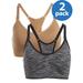 Loving Moments by Leading Lady Seamless Nursing Sports Bra with Racerback 2 Pack, Style L3017