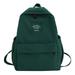 Miarhb Tapuuto Large Capacity Solid Color Waterproof Nylon Casual Backpack School Bag