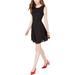 Maison Jules Womens Ladybug Fit & Flare Dress