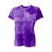 A4 NW3295 Womens Cloud Dye Tech Tee - Purple - M