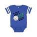 Inktastic Dad's Golf Buddy with Golf Ball Infant Creeper Unisex, Football Blue and White, 12 Months