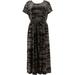 Halston Petite Printed Jet Set Jersey Maxi Dress Women's A306909