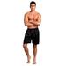 Mens Sleepwear Underwear Silk Satin Boxers Shorts Nightwear Black L