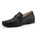 Bruno Marc Men's Comfort Moccasin Shoes Dress Loafers Slip On Casual Loafer Shoes HENRY-3 BLACK Size 7.5