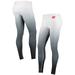 Wisconsin Badgers ZooZatz Women's Static Print Ombre Leggings - White/Black