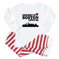 CafePress - Somebody In Boston Loves Me - Toddler Long Sleeve Pajama set