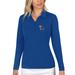 Kansas Jayhawks Antigua Women's Tribute Long Sleeve Polo - Royal