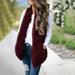 Kimloog Ladies Women Sexy Lady Faux-Fur' Solid Casual Sleeveless Warm Vest Waistcoat