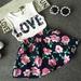 Toddler Baby Kids Girls Summer Tank Vest Tops T-Shirt Floral Skirt Dress 2PCS Outfit Set Clothes Navy Blue 3-4 Years