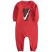 Nike Infant Boys Red Just Do It Swoosh Baby Outfit Jumpsuit Coverall