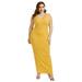 UKAP Plus Size Drees For Womens Sexy U Neck Tank Sleeveless Summer Casual Beach Long Dresses