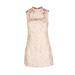 Sandro Women's Embroidered Floral Mini Dress Pale Pink