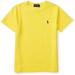 Polo Ralph Lauren YELLOW Boys Crew Neck Short Sleeve Tee, L(14-16)