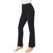 Plus Size Women's Bootcut Ultimate Ponte Pant by Roaman's in Black (Size 24 W) Stretch Knit