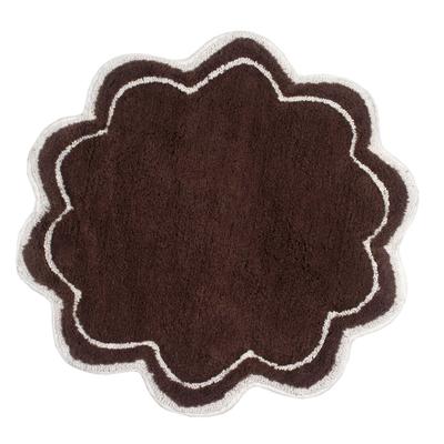 Allure Round Bah Rug Collection by Home Weavers Inc in Brown (Size 30" ROUND)