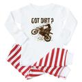 CafePress - Motorcycle, Dirt Bike. Got Dirt? MX - Toddler Long Sleeve Pajama set