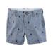 Carter's Baby Boys' Embroidered Flat-Front Twill Shorts, 3 Months