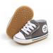 Forzero Baby Girls Boys Shoes Soft Anti-Slip Sole Newborn First Walkers Star High Top Canvas Denim Unisex Infant Sneaker