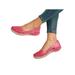 Woobling Women Close Toe Walking Wedge Heel Sandals Ladies Summer Holiday Slip On Shoes
