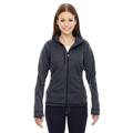 A Product of Ash City - North End Ladies' Pulse Textured Bonded Fleece Jacket with Print - CARBON 456 - L [Saving and Discount on bulk, Code Christo]