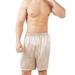 Frobukio Men's Sleepwear Satin Underwear Silk Boxers Nightwear Pyjamas Shorts