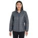 Ladies' Portal Interactive Printed Packable Puffer Jacket - HOUNDSTOOTH - S