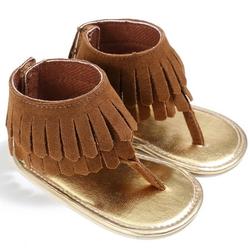 Infant Summer Sandals Toddler Baby Princess Soft Sole Shoes Kids Girls Fringe Moccasins Tassels Sandals Clogs