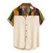 UKAP Mens Hawaiian Shirt Short Sleeves Printed Button Down Summer Beach Dress Shirts Lightweight Loungewear