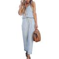 WomenÂ´S Sleeveless Denim Romper Jean Top Jeans Casual Jumpsuit