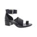 Calvin Klein Womens Pepa Leather Ankle Strap Dress Sandals
