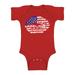 Awkward Styles American Flag Lips Baby Bodysuit Short Sleeve American Kiss One Piece USA Lips Bodysuit First 4th of July Outfit for Baby Independence Day One Piece for Newborn Cute American Baby Gifts