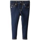 7 For All Mankind Girls' Skinny, Rinsed Indigo, 6