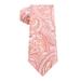 MICHAEL KORS Mens Orange Paisley Classic Neck Tie