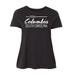 Inktastic From Columbia South Carolina in White Distressed Text Adult Women's Plus Size T-Shirt Female