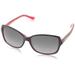 Kate Spade Women's Ailey Sunglasses,Charcoal Pink Frame/Grey Gradient Lens,One size