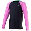 Speedo Big Girls Solid Raglan Rashguard