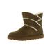 Bearpaw Womens Ariel Suede Water Resistant Shearling Boots