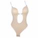 Women's Backless Underwear Dress Push Up Bodysuit Clear Straps