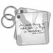 3dRose The best thing to hold onto in life is each other, quote - Key Chains, 2.25 by 2.25-inch, set of 2