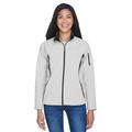Ladies' Three-Layer Fleece Bonded Performance Soft Shell Jacket - NATURAL STONE - XL