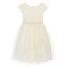 Girls Off White Lace Sequin Tulle Junior Bridesmaid Dress 7-12