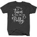 Feed me tacos tell me im pretty food hungry Shirts for Men Large Dark Gray