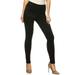 Sofia Jeans by Sofia Sofia Jeans by Sofia Vergara Womenâ€™s Rosa Curvy High Rise LeggingsVergara Womenâ€™s Rosa Curvy High Rise Leggings, Black Cheetah