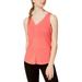 Calvin Klein Womens Vent-Back Mist Heather Tank Top